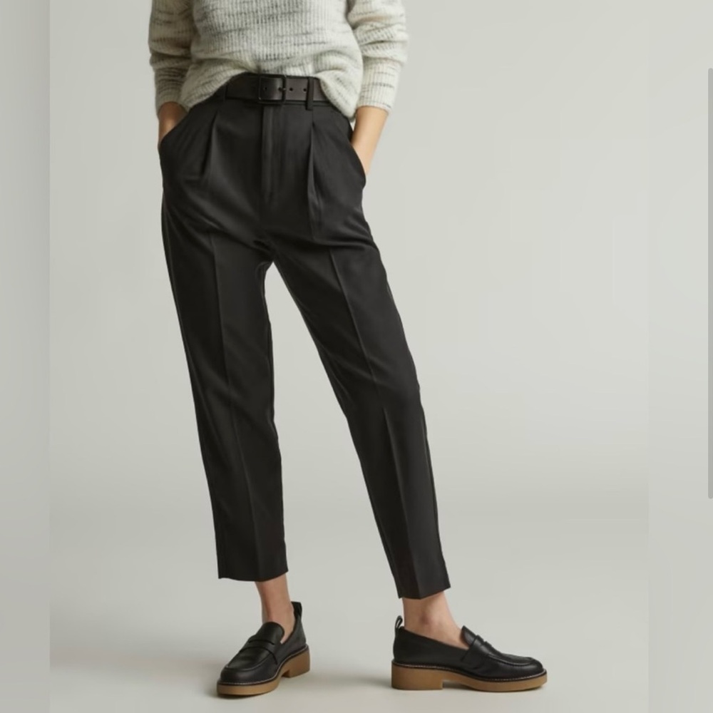 NWT Everlane The Tencel Way-High Taper Pant